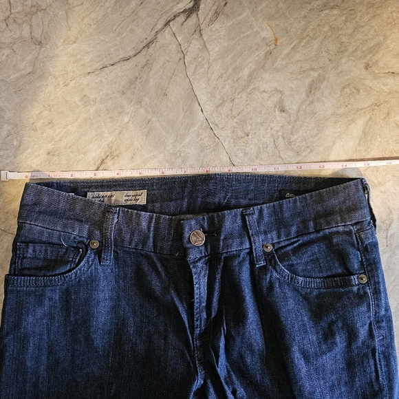 Citizens of Humanity #186 Birkin Wide Leg, Low Rise Stretch Jeans 27 Made in USA - Picture 4 of 9